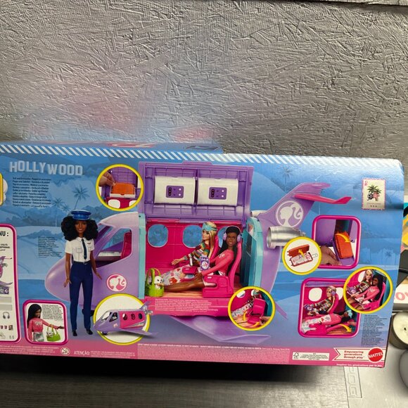 Barbie Airplane Adventures Playset with Pilot Doll & 15+ Accessories BRAND - Picture 5 of 8